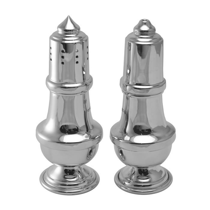 Sterling Silver Salt And Pepper Mill Set