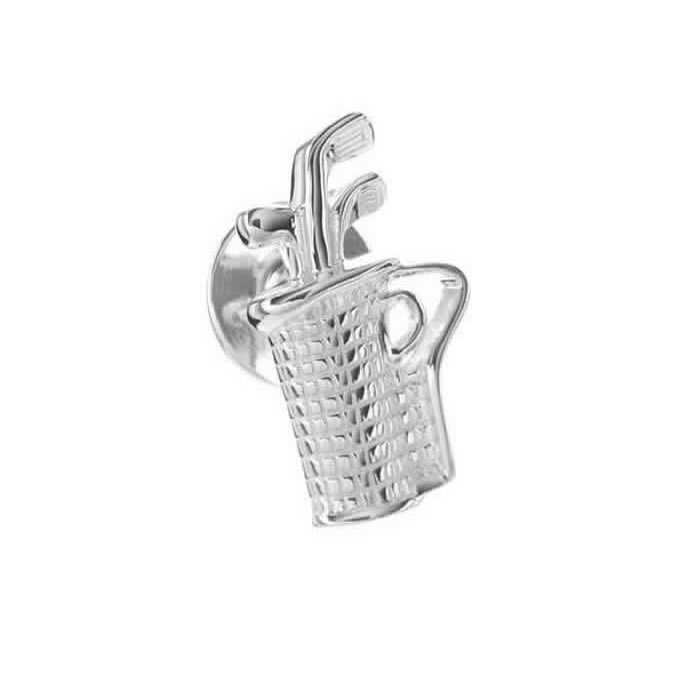Sterling Silver Golf Bag Pin by Murry Ward