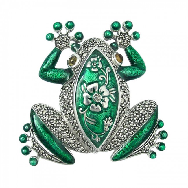 Frog brooch shop