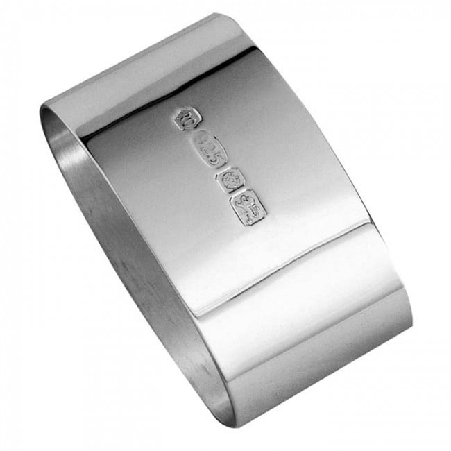 Plain silver napkin hotsell rings