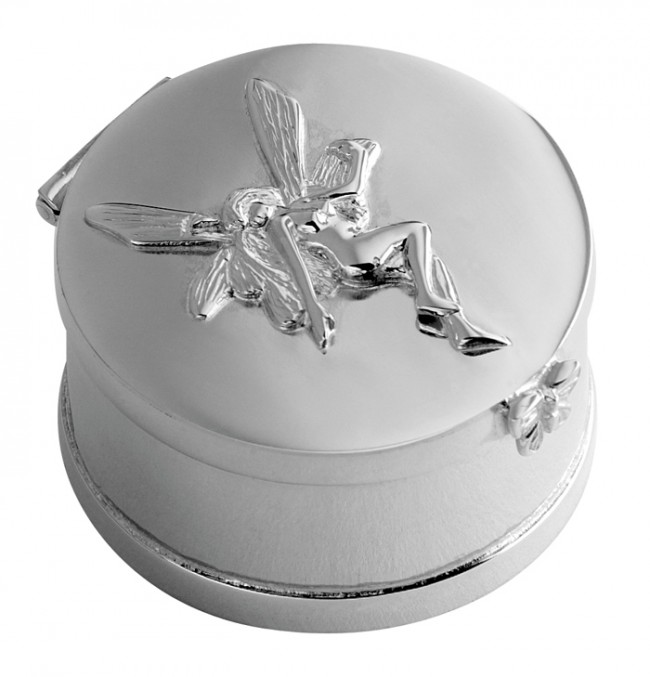 Antique silver tooth fairy box hot sale
