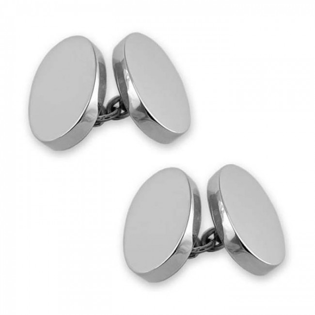 Solid silver clearance cufflinks