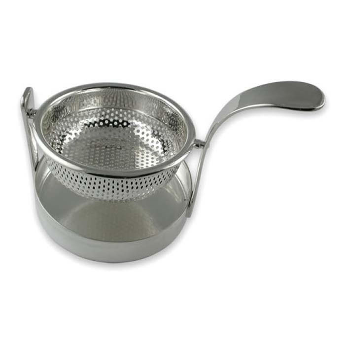 Plated Sterling Silver Revolving Tea Strainer