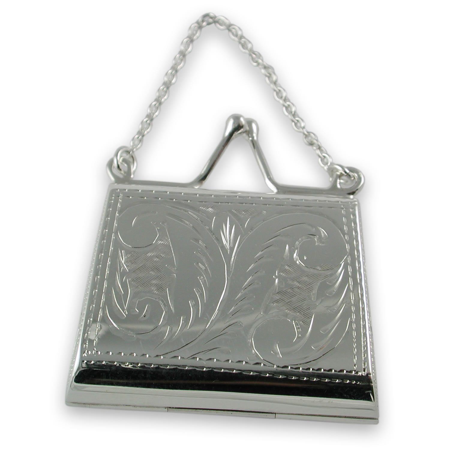 Sterling Silver Purse Pill Box