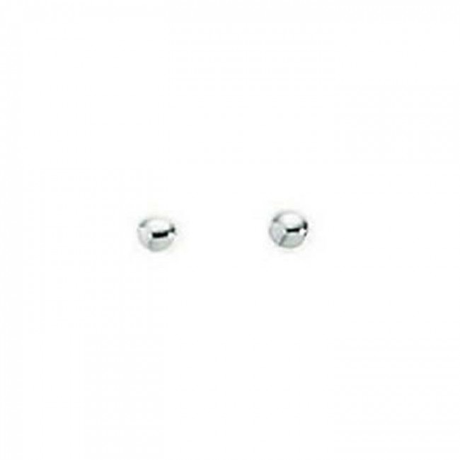 Plain silver stud earrings top
