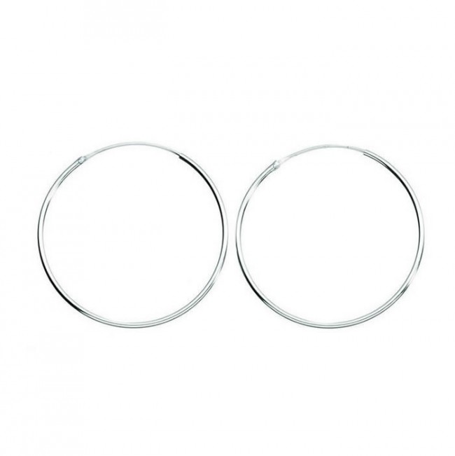 Small thin silver hoop earrings store