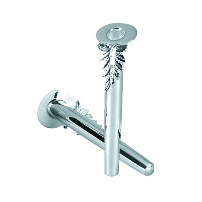 Silver lapel flower holder store