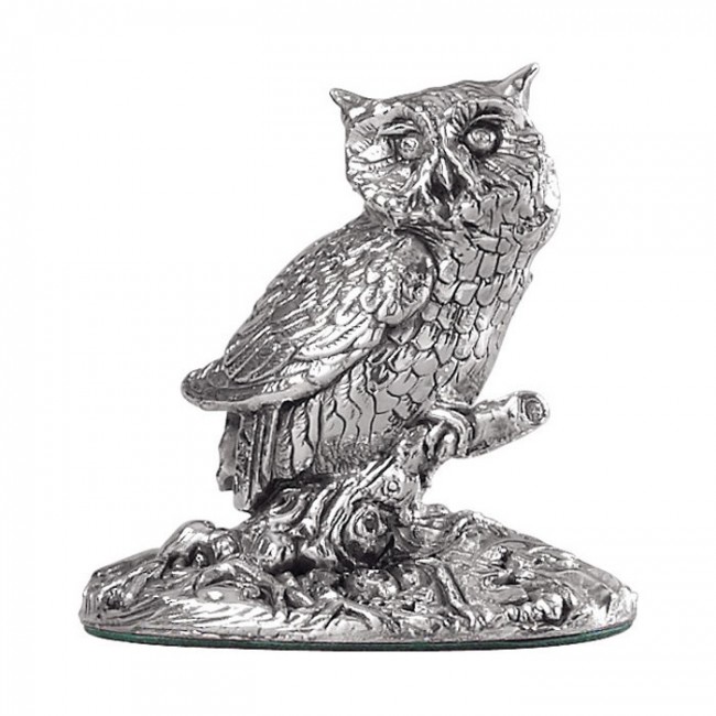 Sterling silver owl top