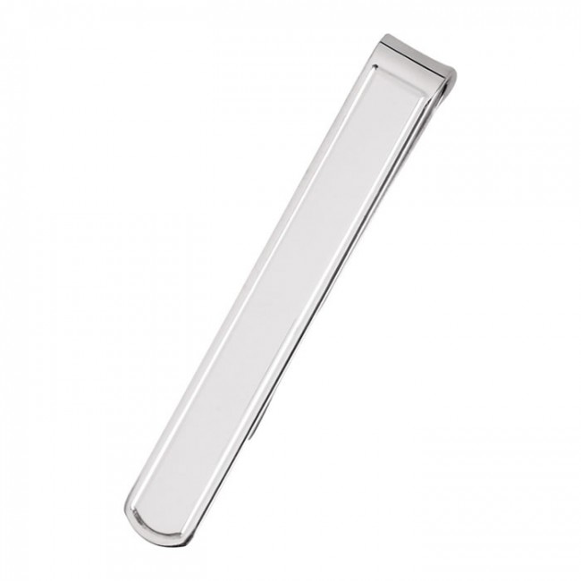 Sterling Silver Plain Tie Bar