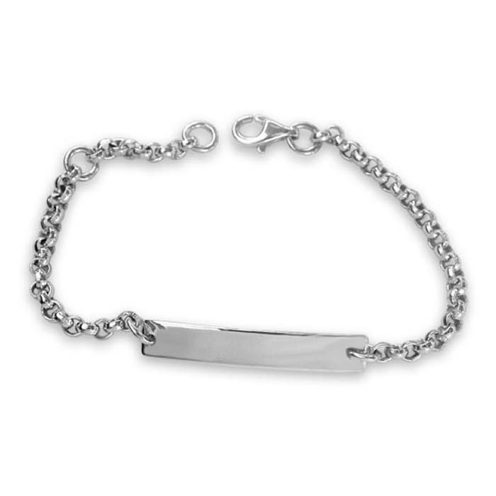 Sterling Silver ID Bracelet