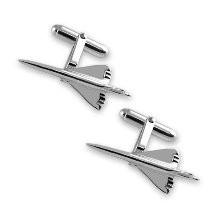 Airplane cufflinks sterling silver on sale