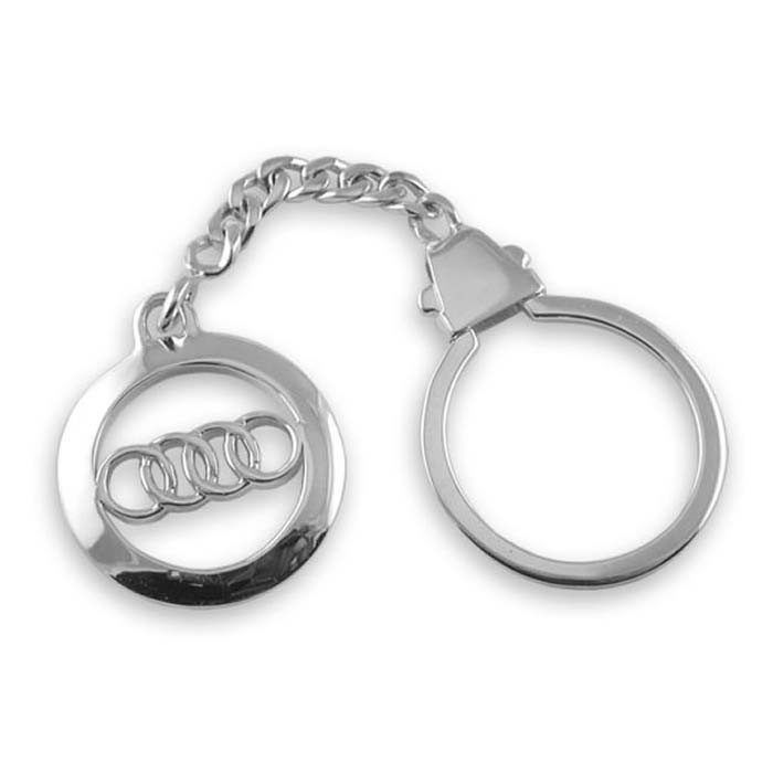 Sterling Silver Audi Keyring