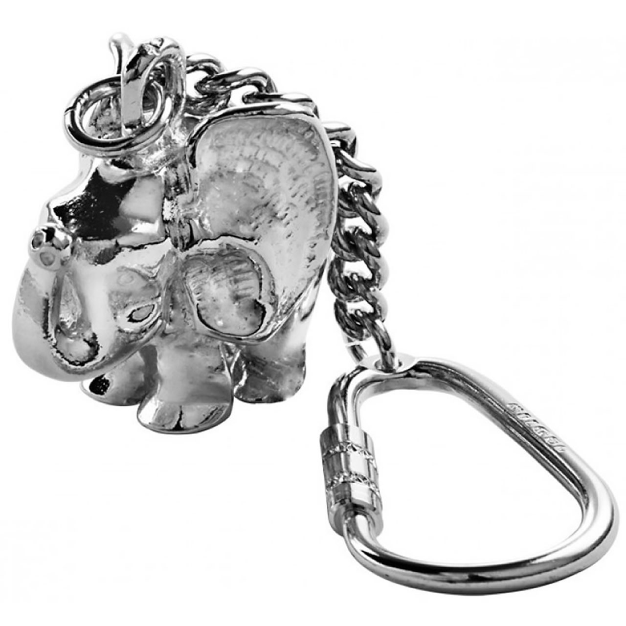 Silver elephant hotsell keychain