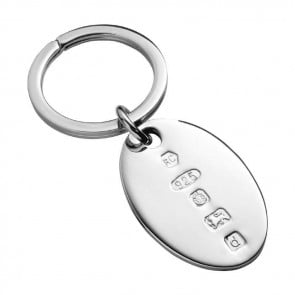 Silver keychain online for him