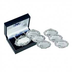 Shop Sterling Silver Decanter Tags - Silver Groves