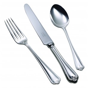 Sterling silver store baby cutlery set