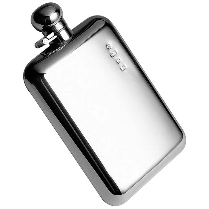 Sterling Silver Hip Flask 17cl