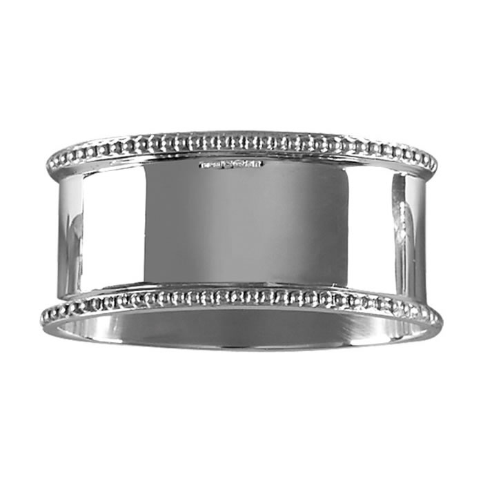 Sterling Silver Feature Hallmark Napkin Ring