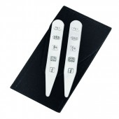 Sterling Silver Hallmarked Collar Stiffeners