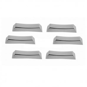 Sterling Silver Set Of Six Plain Chopstick Rests