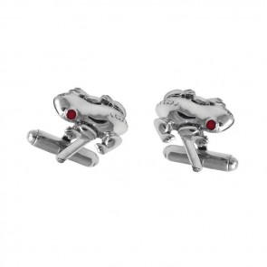 Sterling Silver Frog Cufflinks Cufflinks