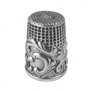 Sterling Silver Swirl Pattern Thimble