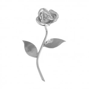 Sterling Silver Decorative Rose