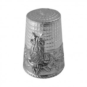 Sterling Silver Owl Thimble