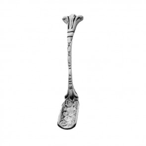 Sterling Silver Plain Salt Or Mustard Spoon