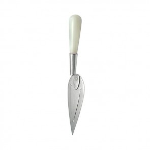 Sterling Silver Mother Of Pearl Handle Trowel Bookmark