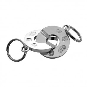 Sterling Silver Two Part Key Ring