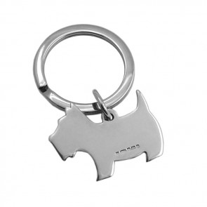 Sterling Silver Scotty Dog Keyring