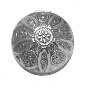 Sterling Silver Collage Pill Box