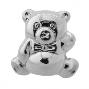Sterling Silver Teddy Bear Style Keepsake Box