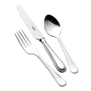 Children’s Silver Cutlery Set Bead Design