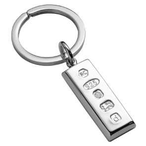 Feature Hallmark Ingot Keyring