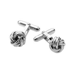 Sterling Silver Knot Post Cufflinks