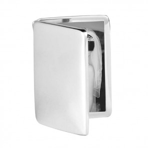 Sterling Silver Two Photo 5x4cm Plain Folding Photo Frame 