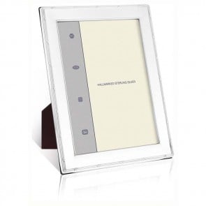 Reed And Ribbon Smooth 25x20cm 10x8 Inch Classic Photo Frame Wood Back