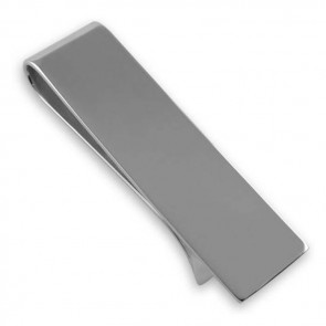 Plated Sterling Silver Plain Money Clip