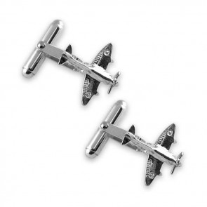 Sterling Silver Spitfire Cufflinks