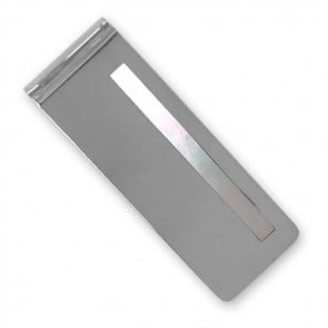 Sterling Silver Mother Of Pearl Money Clip