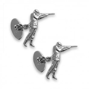 Sterling Silver Shooting Cufflinks