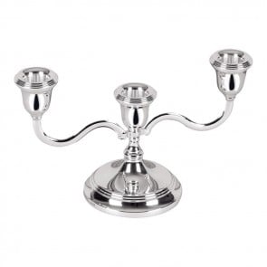 Sterling Silver 14cm Tall Candelabra