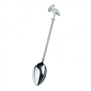 Sterling Silver Stork Spoon