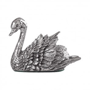 Sterling Silver Swan Sculpture