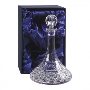 Crystal Ships Decanter 75Cl With Presentation Case