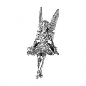 Sterling Silver Shelf Fairy Sculpture