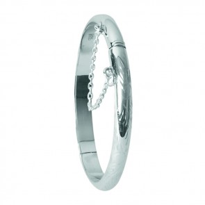 Sterling Silver Hinged Baby Bangle