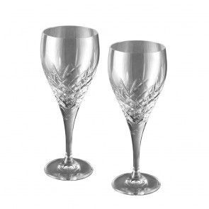 Crystal Wine Glasses Pair